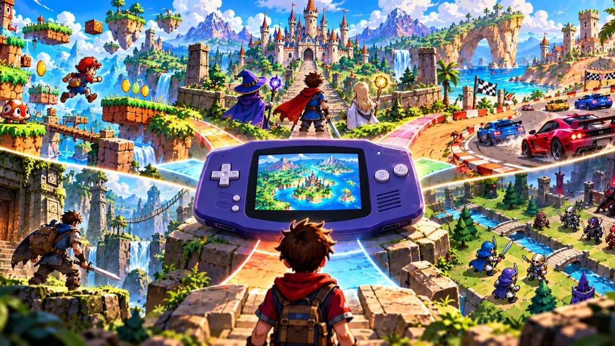 Good GBA games for beginners across RPG, action, racing, and platforming genres